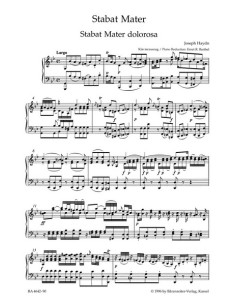 HAYDN J.-Stabat Mater (Hob.XX/Bis) pour chur mixte (Urtext) (Helms) 2