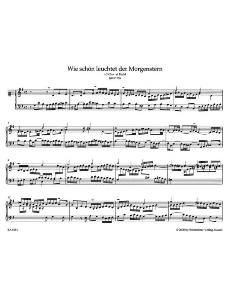 BACH J.S.-Complete Works for 10th Organ (Urtext) (Ernans)
