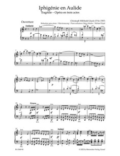 GLUCK C.W.-Iphigenie en Aulide (Urtext) (Flothuis/Moehn/Töpel) Vocal Score 2