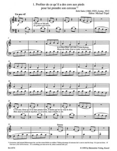 SATIE E.-Easy Klavierstimmen (Topel) 2