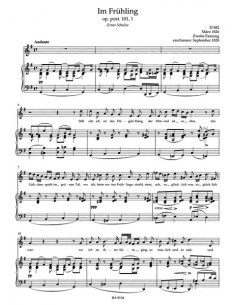 SCHUBERT F.-Lieder Vol. 4 Loud Voice & Piano (Urtext) (Durr) 2