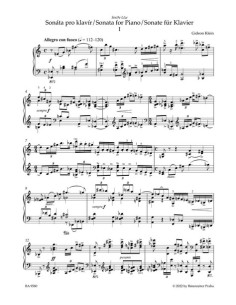 KLEIN G.-Sonate für Klavier (Urtext) (Krajina, Querformat) 2
