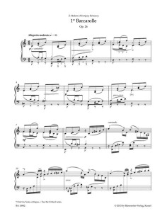 FAURE G.-Barcarolas para Piano (Urtext) (Grabowski) 2