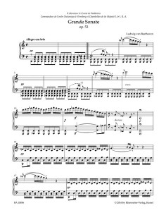 BEETHOVEN L.V.-Sonate Op. 53 C-Dur "Waldstein" (Aurora) für Klavier (Urtext) (del mar) 2