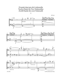 PAUER J.-Duets (12) for 2 Cellos 2