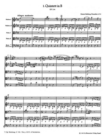 MOZART W.A.-Complete String Quartets (Urtext) (Pocket Score)