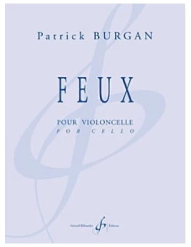 BURGAN P.-Feux für Violoncello