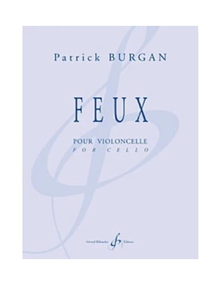 BURGAN P.-Feux für Violoncello