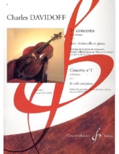 DAVIDOFF C.-Konzert Nr. 1 h-Moll Op.5 für Violoncello und Klavier (Gendron)