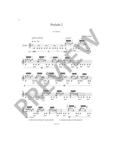 KAVANAGH D.-Preludes (3) per Chitarra