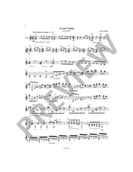 RAGO A.-Set Pieces (Concorso 2009) per Chitarra