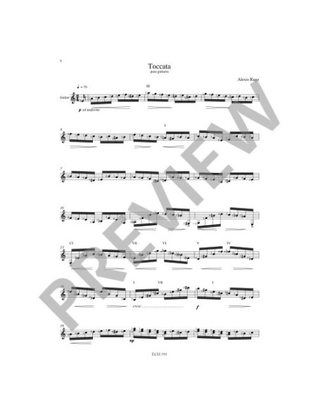 RAGO A.-Set Pieces (Concorso 2009) per Chitarra