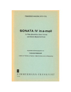 MANCINI F.-Sonata n. 4 in la minore per flauto e chitarra (Pinschof)