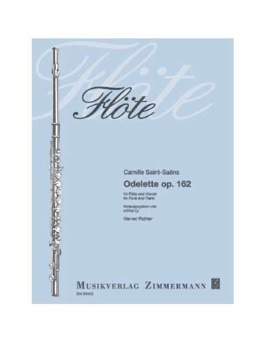 SAINT SAENS C.-Odelette Op.162 per flauto e pianoforte (Richter)