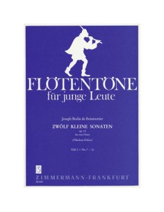 BOISMORTIER J.B.-Sonates Op.13 Vol.2º pour 2 flûtes (Delius)
