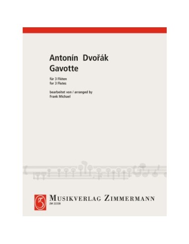 DVORAK A.-Gavotte pour 3 flûtes (Michael)