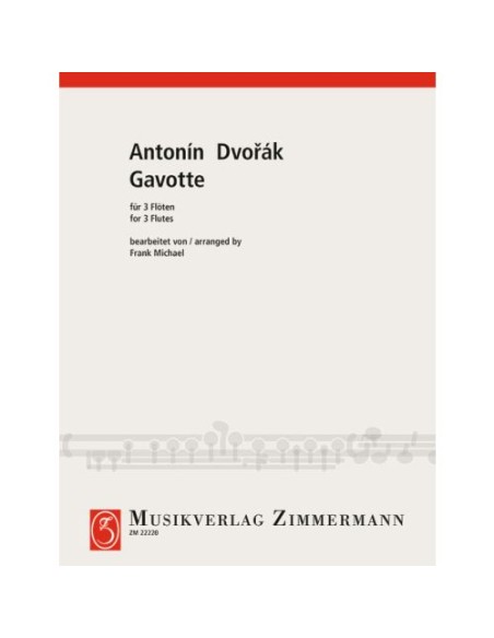 DVORAK A.-Gavotte pour 3 flûtes (Michael)