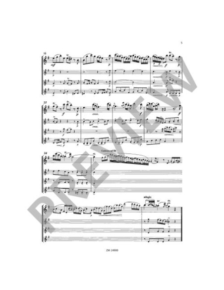 KING FREDERICK THE GREAT-Quartet for 4 Flutes (Michael)
