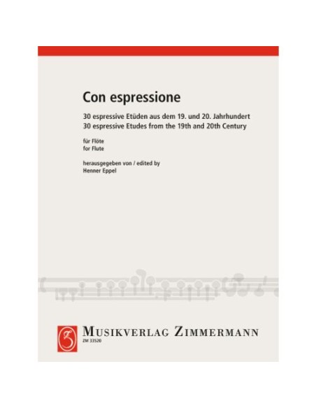 EPPEL H.-Con Espressione (30 studi del XX secolo) per flauto