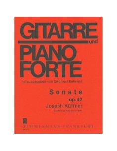 KUFFNER J.-Sonata Op.42 per chitarra e pianoforte (Fleres)