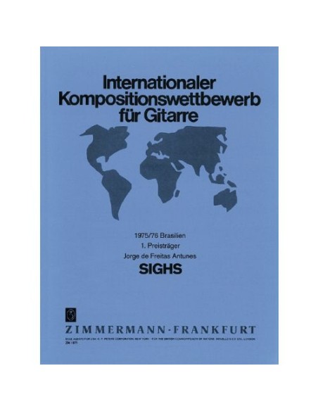 ANTUNES J.-Sighs pour guitare