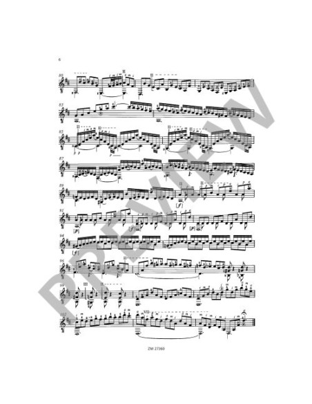 BACH J.S.-Suite n. 6 (BWV:1012) per chitarra (Dausend)