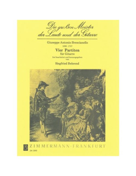BRESCIANELLO G.A.-Partitas (4) per chitarra (behrend)