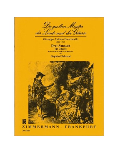BRESCIANELLO G.A.-Sonatas (3) for Guitar (Behrend)