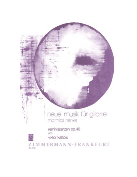 KALABIS V.-Reminiscences Op.46 per Chitarra