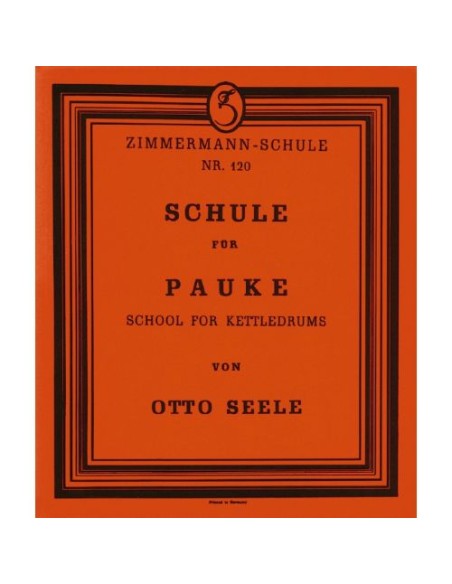 SEELE O.-Ecole (Méthode) de la Timbale