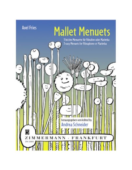 FRIES A.-Easy Menuette (3) für Vibraphon oder Marimba