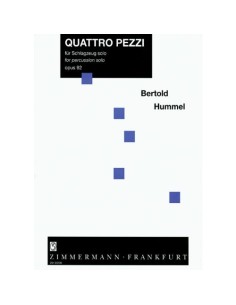 HUMMEL B.-Pezzi (4) Op.92 per percussionista