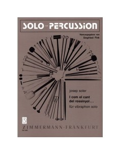 SOLER J.-I with Rossinyol for Vibraphone