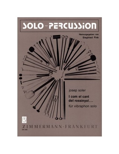 SOLER J.-I avec Rossinyol pour Vibraphone