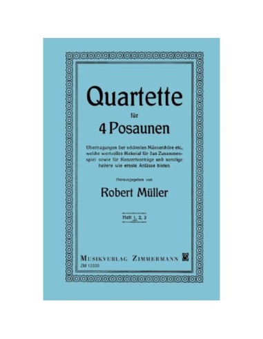 MULLER R.-Select Quartets 1er pour 4 trombones