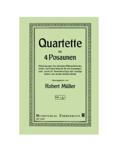 MULLER R.-Selected Quartets 2e pour 4 trombones