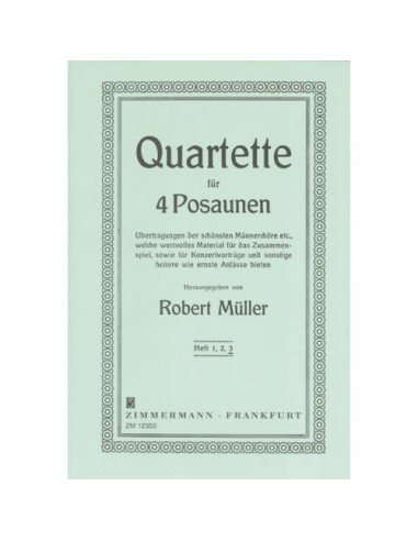 MULLER R.-Select Quartets 3ème pour 4 trombones