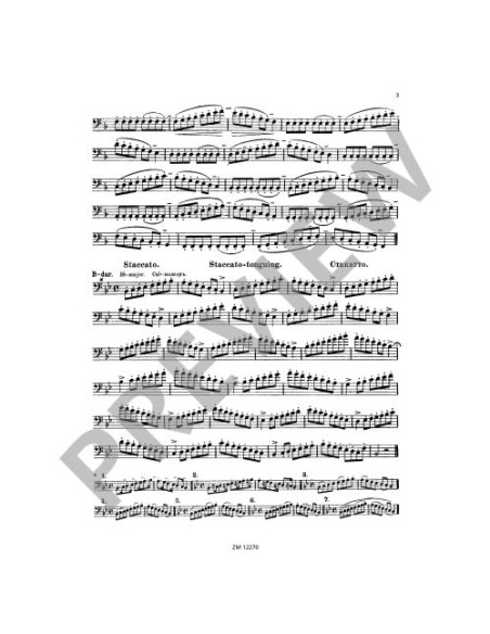 MULLER R.-Technical studies Vol.1 for Trombone