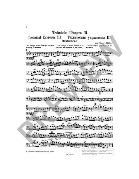 MULLER R.-Studi tecnici Vol.3 per trombone