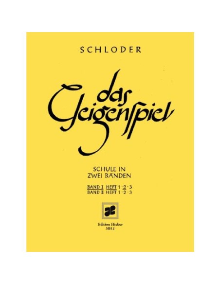 SCHLODER J.-Das Geigenspiel (Metodo) Vol.1º Parte 2ª per Violino