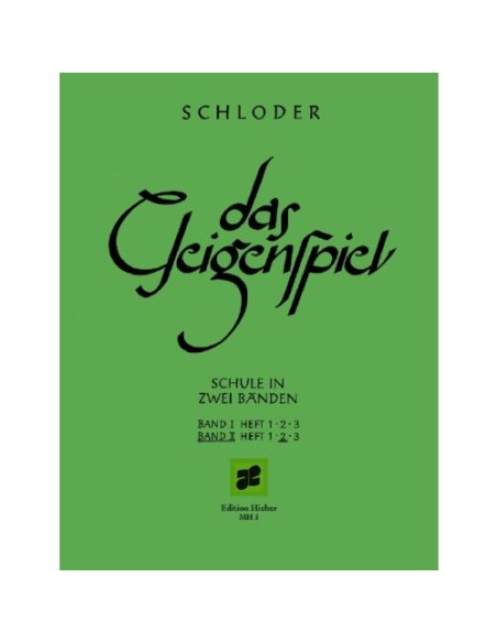 SCHLODER J.-Das Geigenspiel (Metodo) Vol.2º Parte 2ª per Violino