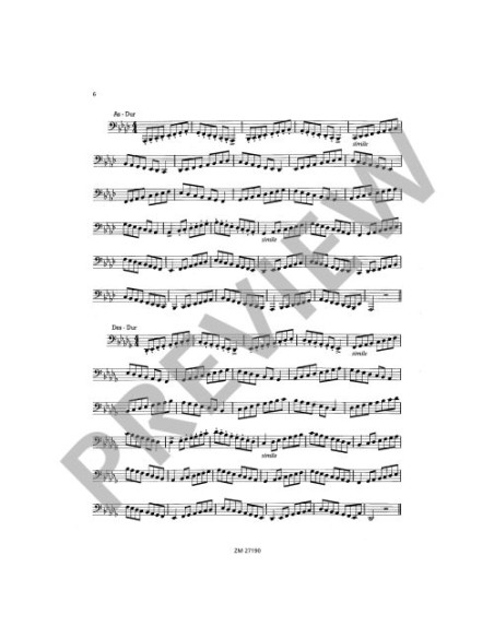 MULLER R.-Exercices techniques pour trombone basse ou tuba (Meyer)