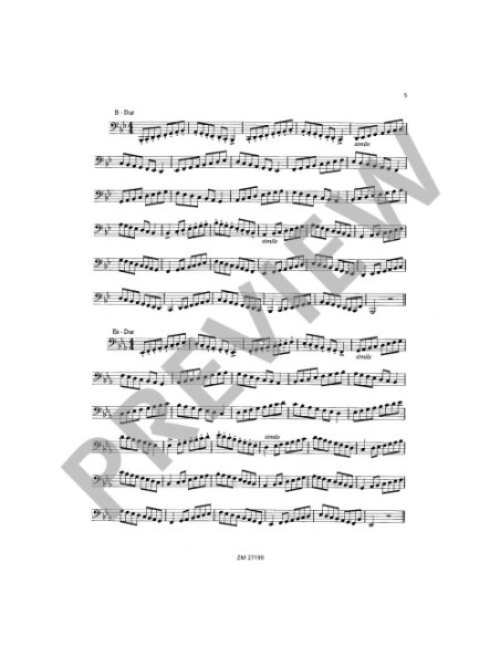 MULLER R.-Exercices techniques pour trombone basse ou tuba (Meyer)