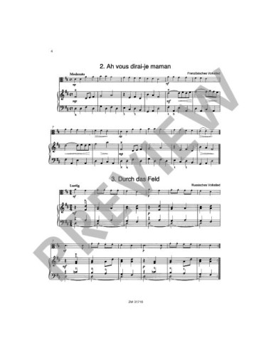 EICKER G.-Start zu Zweit (Pezzi facili) per viola e pianoforte