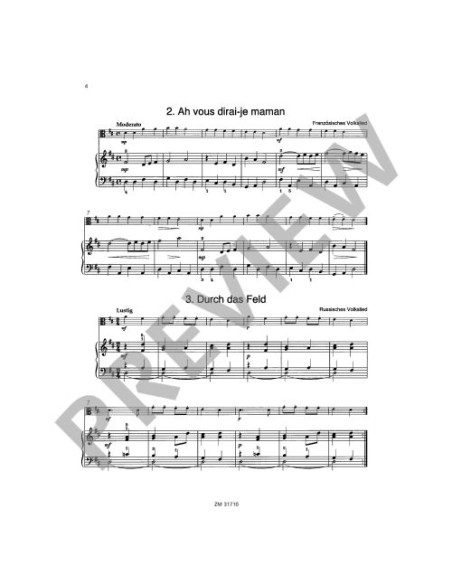 EICKER G.-Start zu Zweit (Pezzi facili) per viola e pianoforte