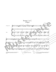 ALBINONI T.-Sonata in Do maggiore per tromba e pianoforte (Organo) (Gossen) 2