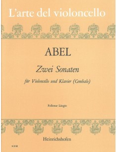 ABEL C.F.-Sonates (2) pour violoncelle et piano