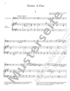 ABEL C.F.-Sonate (2) per violoncello e pianoforte 2