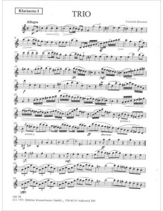KREUTZER R.-Trio per 2 clarinetti e viola (parti) 2
