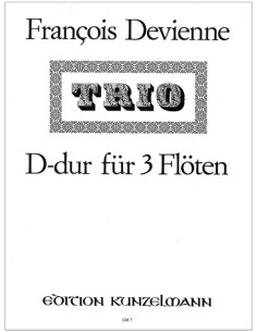 DEVIENNE F.-Trio in D Major for 3 Flutes